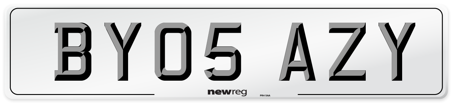 BY05 AZY Number Plate from New Reg